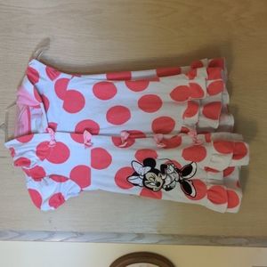 Minnie mouse towel cover up w/hood